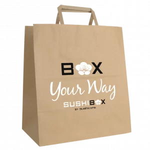 Bedrukte take-away bags